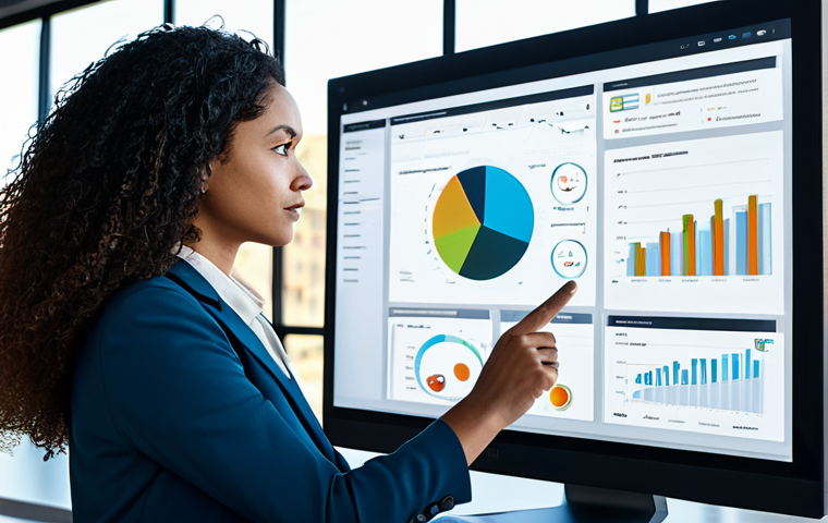 **
"A marketing professional, fully clothed in a stylish, modest business outfit, analyzing data dashboards with AI-driven insights on a large screen in a modern, sunlit office. Focus on the user interface and data visualizations. Safe for work, appropriate content, perfect anatomy, correct proportions, natural pose, professional, well-formed hands, proper finger count, natural body proportions, high quality."
**