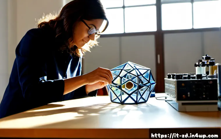 Home 15 창의성과 혁신을 통한 지식 경계 확장 - Photorealistic scene of an Italian university research studio in Milan, an older female scientist an...